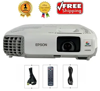 Epson PowerLite X27 3LCD Projector Business 2700 ANSI HDMI HD 1080i Bundle • $182.75