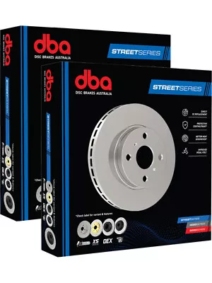 2 X DBA Standard Disc Brake Rotor 266mm DBA621 Fits Nissan Ute 2.5 720 D 4WD • $155.59