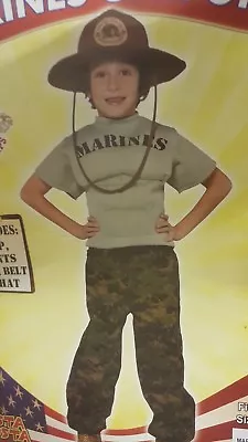 Marines Uniform Costume Boys Size 7-10 Rasta Imposta 347 • $14.97