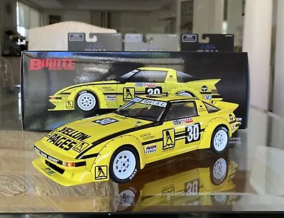 Biante 1:18 Mazda RX7 Bathurst 1984 Yellow Pages Model Car RARE No Certifcate • $495