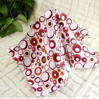 Vintage Elegant Designs Silk Satin Feel Ladies Small Square Head / Neck Scarf 61 • $4.49