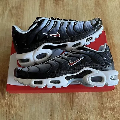 Nike Air Max Plus TN Black Blue Tint Swoosh Pack US 8 FREE EXPRESS 🚚 DM0032-008 • $264