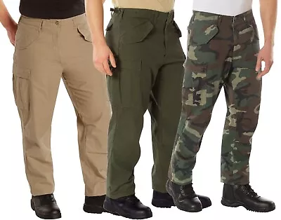 Men's Vintage M-65 Korean War Replica Cargo Field Pants - OD Camo Or Khaki • $61.99