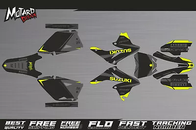 Suzuki Graphics Kit RMZ 250 2010 2011 2013 2014 2015 2016 2017 2018 Decals Fluo • $358.86