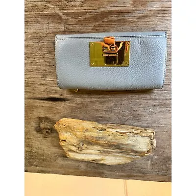 Michael Kors Powder Blue Wallet • $35