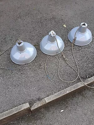 £20 • Buy Vintage Industrial Enamel Lampshades