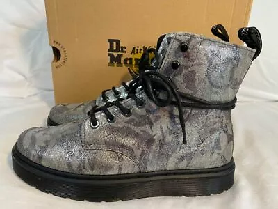 Dr Martin Air Wair Disc Silver 16191040 British Camo SuedeSize US 8 • $148