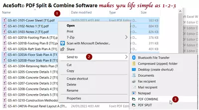 AceSoft© PDF Split And Combine Software • £7.81