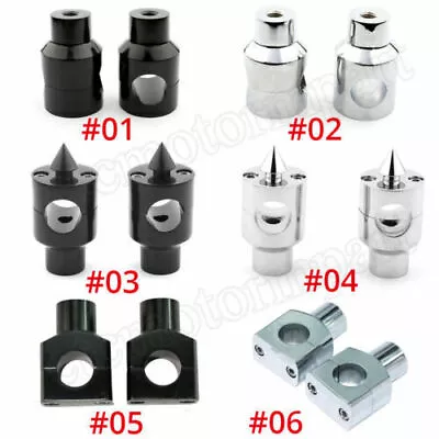 $42.31 • Buy 2X Motorcycle 1  Inch Handlebar Risers For Yamaha V Star 650 950 1100 1300 XVS