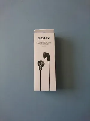 Sony MDR-E9LP STEREO EARPHONES EARBUDS - Black Headphones  BRAND NEW & UNOPENED  • $3.99