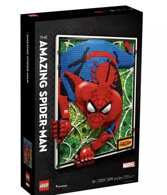 LEGO Art 31209 The Amazing Spider-Man Brand New In Box • $299