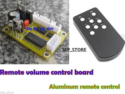 (DIY Kit) Remote Volume Control Kit + Aluminum Remote Control • $35