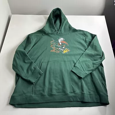 University Of Miami Hurricanes Pullover Hoodie Sweatshirt Mens 6XL Fanatics NEW • $33.99