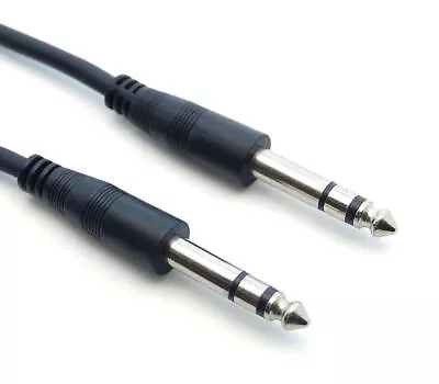 10Ft 1/4  6.35mm TRS Male To Male M/M Stereo Dj Speaker Instrument Guitar Cable • $6.99