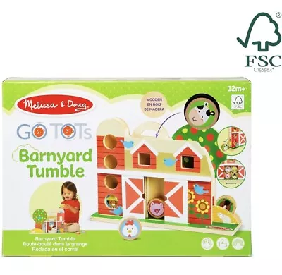 Melissa & Doug Barnyard Tumble | Wooden Toys |Pretend Play Farm Animals For Kids • £7.99