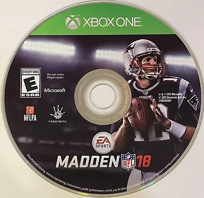 Madden NFL 18 (Microsoft Xbox One 2017) DISC ONLY | NO TRACKING | M1533 • $3.95