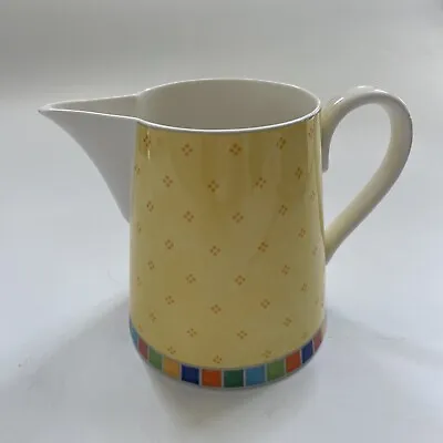 Villeroy & Boch Twist Alea Limone Pitcher Fine China Porcelain Handle • $25