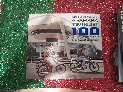 Yamaha Twin Jet 100 Motorcycle Vintage Brochure • $21.95