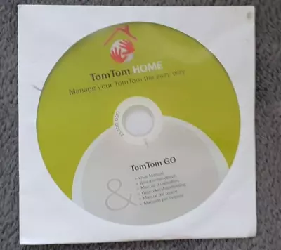 TomTom GO  520 720  Sat Nav Manual  CD DISC HOME • $12.64