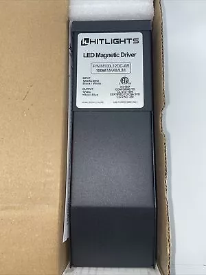 HitLights 100Watt Dimmable Driver Magnetic LED Driver-110V AC-12V DC Transformer • $138.82