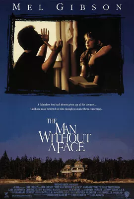 THE MAN WITHOUT A FACE MOVIE POSTER 2 Sided ORIGINAL FINAL 27x40 MEL GIBSON  • $14
