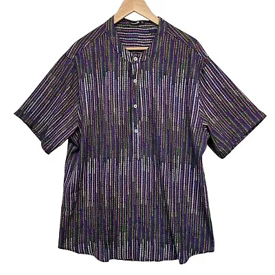 ChArmkpR Tunic Shirt Men's Size 3XL XXXL Ethnic Safari African Middle East Tunic • £20