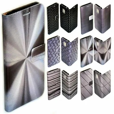 $13.98 • Buy For Sony Xperia Series - Steel Iron Metal Print Wallet Mobile Phone Case Cover