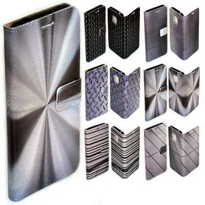 For Sony Xperia Series - Steel Iron Metal Print Wallet Mobile Phone Case Cover • $13.98