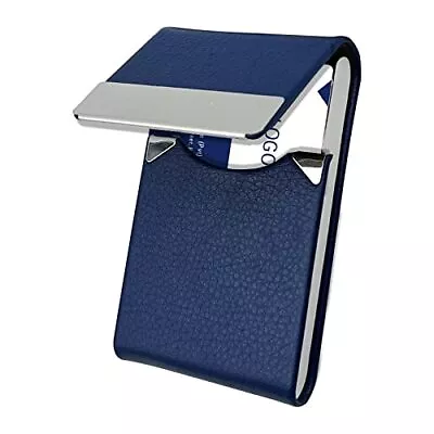 AI-DEE Business Card Holder PU Leather Business Card Case With Magnetic Clasp... • $13.99