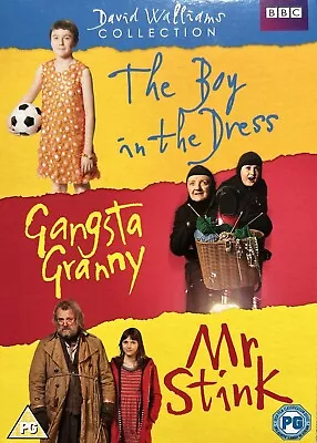 David Walliams Collection: The Boy In The Dress Gangsta Granny Mr Stink • £3