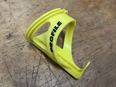 NOS Vintage Profile Design Bottle Cage Yellow  • $11.04