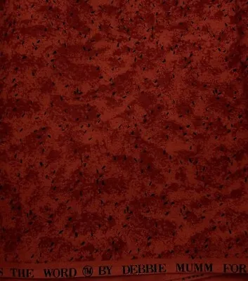 DEBBIE MUMM Fabric - Tiny Seeds On Shaded Red - By The HALF Yard • $4.95