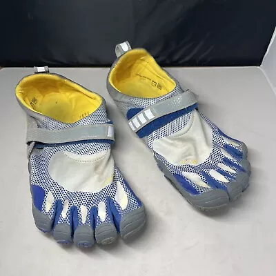 Vibram FiveFingers Men 45 US Size 11 Bikila Barefoot Running Shoes Blue Gray • $45