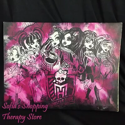 Monster High Portrait Picture Frame Lighted Draculaura Lagoona Cleo Ghoulia • $26.95