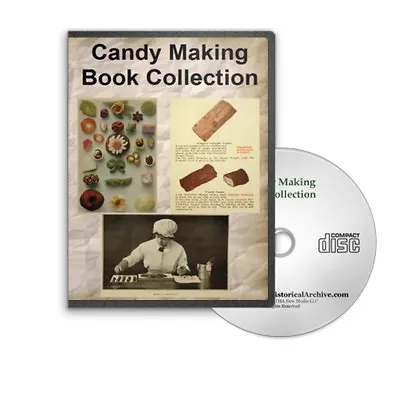 Candy Making Techniques - 1000s Recipes Confectionery Sweets 28 Books CD - B393 • $14.95