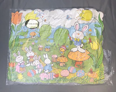 8 Vintage Hallmark Easter Bunny Paper Placement Set Egg Painting • $12