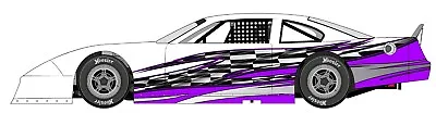 RACE CAR WRAPGraphics Decals IMCA Late Model Street Stock  Mini Dirt # 105 • $149.99