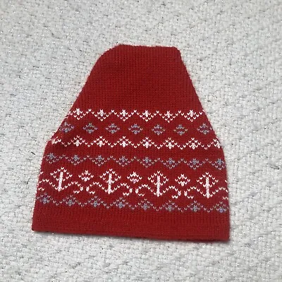 Vintage Wigwam Mills Ski Hat Wintuk Retro Winter Beanie Red Made In USA Knit • $16.99