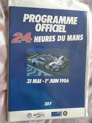 Le Mans 1986 Programme French Text  • £10