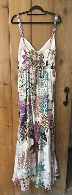 Gorgeous Long Tall Sally Multicoloured Maxi Dress Size 14 Fantastic Condition   • £18
