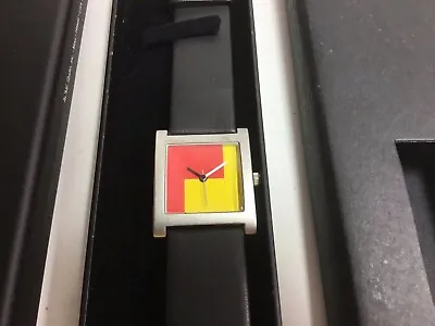 Vintage ACME Studio “De Stijl Black” Wrist Watch By JOHN VAN HAMERSVELD - NEW • $79