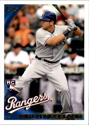 2010 Topps Update Mitch Moreland RC #US-202 Texas Rangers • $1.50