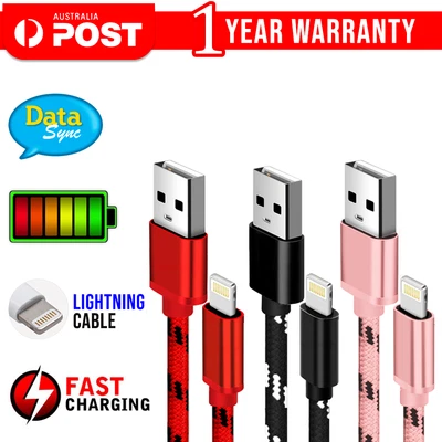 $7.99 • Buy Braided USB Charger Phone Cable Cord For Apple IPhone 14 13 12 11 Pro Max X IPad