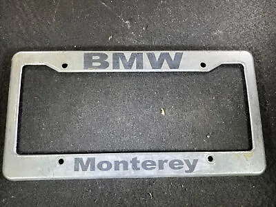 Bmw Monterey California Auto Dealer License Plate Frame • $19.99