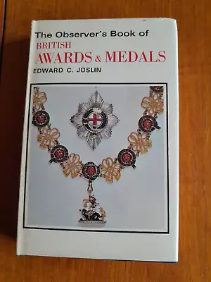 £4.99 • Buy Observer Book Of  British Awards And Medals  Edited By Edward C Joslin