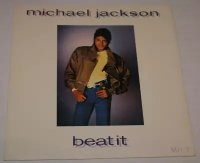 Michael Jackson  Beat It  (1983) Limited Edition UK 7  Single Red Colored Nm-Nm+ • $19.95