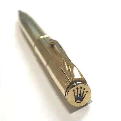 Rolex Ballpoint Pen Gold Rare Excellent • $349.99