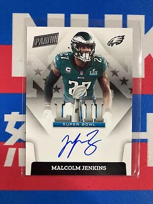 Malcolm Jenkins 2022 Panini Absolute Football Super Bowl Auto • $99.95