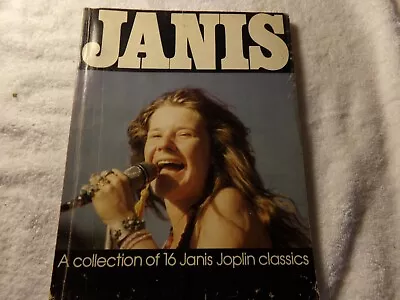 JANIS Joplin Songbook A Collection Of 16 Classics Sheet Music • $16.19