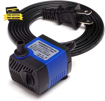 Submersible Water Pump 80GPH Fountain Pump Small Water Pump Aquarium Pump For • $12.06